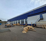 Производственное здание с двумя мостовыми кранами